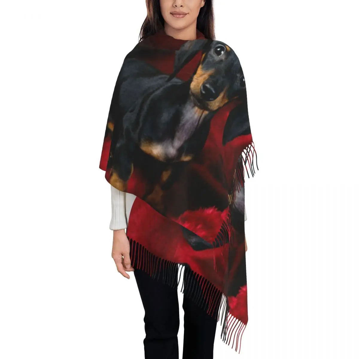 Customized Print Cute Dachshund Scarf Men Women Winter Fall Warm Scarves Sausage Wiener Badger Dog Shawls Wraps
Customized Print Cute Dachshund Scarf Men Women Winter Fall Warm Scarves Sausage Wiener Badger Dog Shawls Wraps
