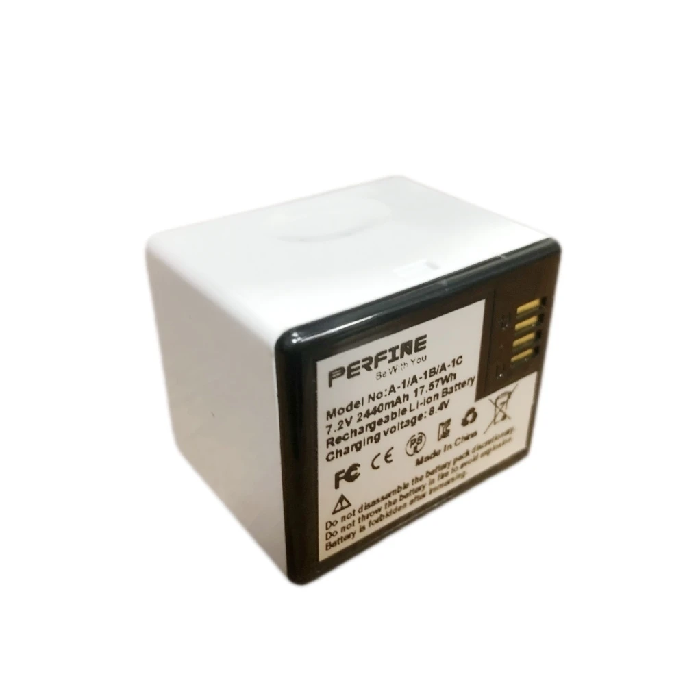 Perfine Battery A-1 A-1B For Arlo Pro /Pro 2 Security Camera VMA4400 VM4030 2440mAh Battery Replacement
Perfine Battery A-1 A-1B For Arlo Pro /Pro 2 Security Camera VMA4400 VM4030 2440mAh Battery Replacement