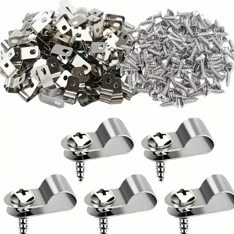 365 Clips + 365 Nails, Durable R-Type Wire Clips, for Livestock Safety Fence
365 Clips + 365 Nails, Durable R-Type Wire Clips, for Livestock Safety Fence