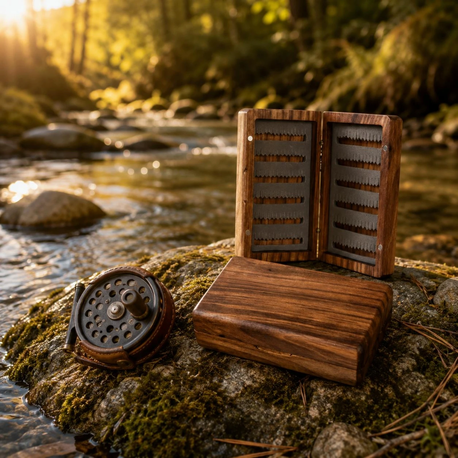 Walnut Fly Box EVA Foam Insert Wooden Fly Box Small Organizer Compact Lightweight for Anglers
Walnut Fly Box EVA Foam Insert Wooden Fly Box Small Organizer Compact Lightweight for Anglers