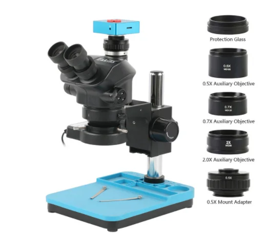 1080P 48MP 2K 4K HD-MI USB VGA видеокамера 50X 100X Simul Focal Стерео тринокулярный микроскоп Набор для пайки телефона Ремонт печатных плат
1080P 48MP 2K 4K HD-MI USB VGA видеокамера 50X 100X Simul Focal Стерео тринокулярный микроскоп Набор для пайки телефона Ремонт печатных плат
