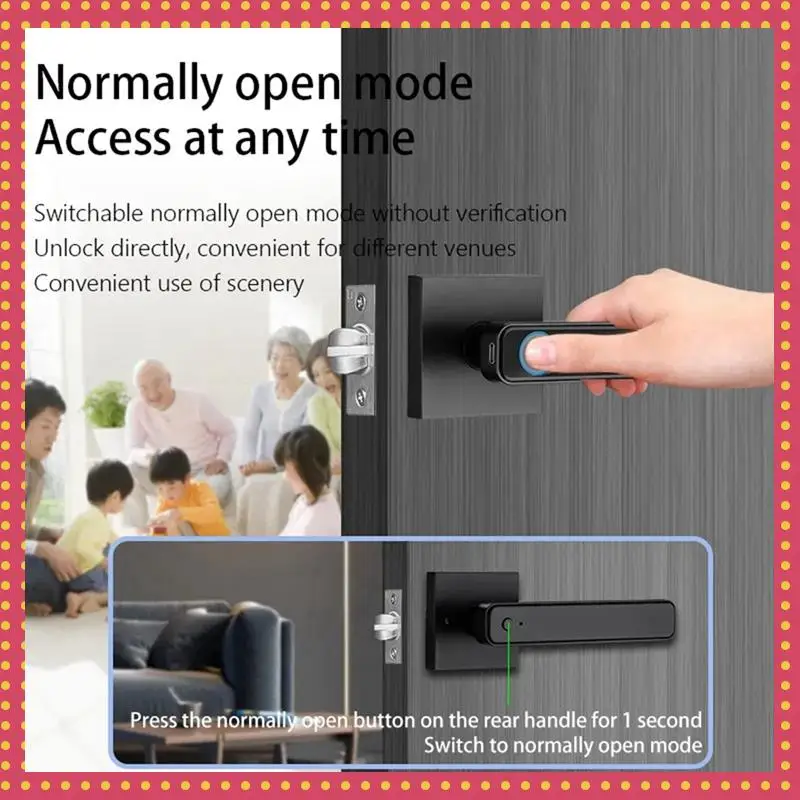 Biometric Fingerprint Smart Home Door Lock Password Electronic Digital Lock Control Black (C) Easy Install
Biometric Fingerprint Smart Home Door Lock Password Electronic Digital Lock Control Black (C) Easy Install