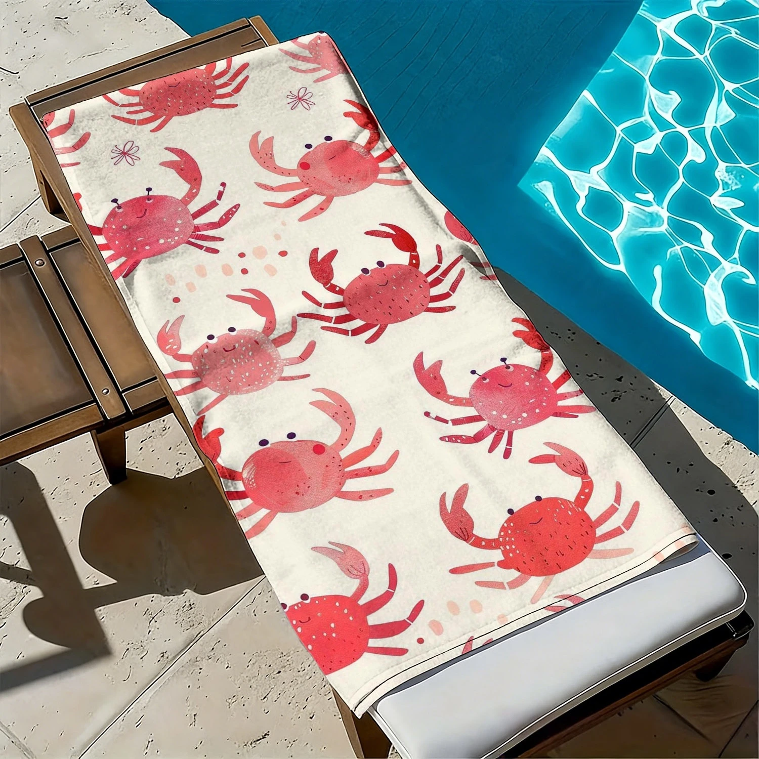 1PC Cute Crab Pattern Microfiber Beach Towel 2D Flat Printed Sand Free Quick Dry Bath Towel Kids Adults Summer Pool Party Beach
1PC Cute Crab Pattern Microfiber Beach Towel 2D Flat Printed Sand Free Quick Dry Bath Towel Kids Adults Summer Pool Party Beach