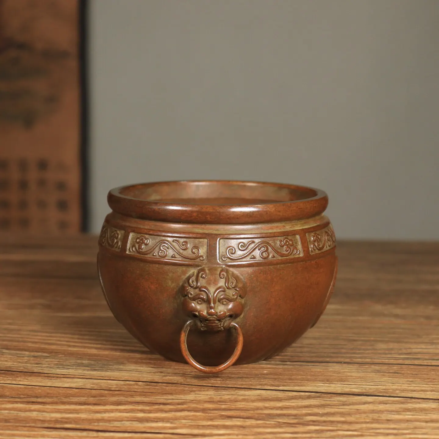 Vintage Solid Copper Lion Head Lucky Vat Feng Shui Wealth Home Decor
Vintage Solid Copper Lion Head Lucky Vat Feng Shui Wealth Home Decor
