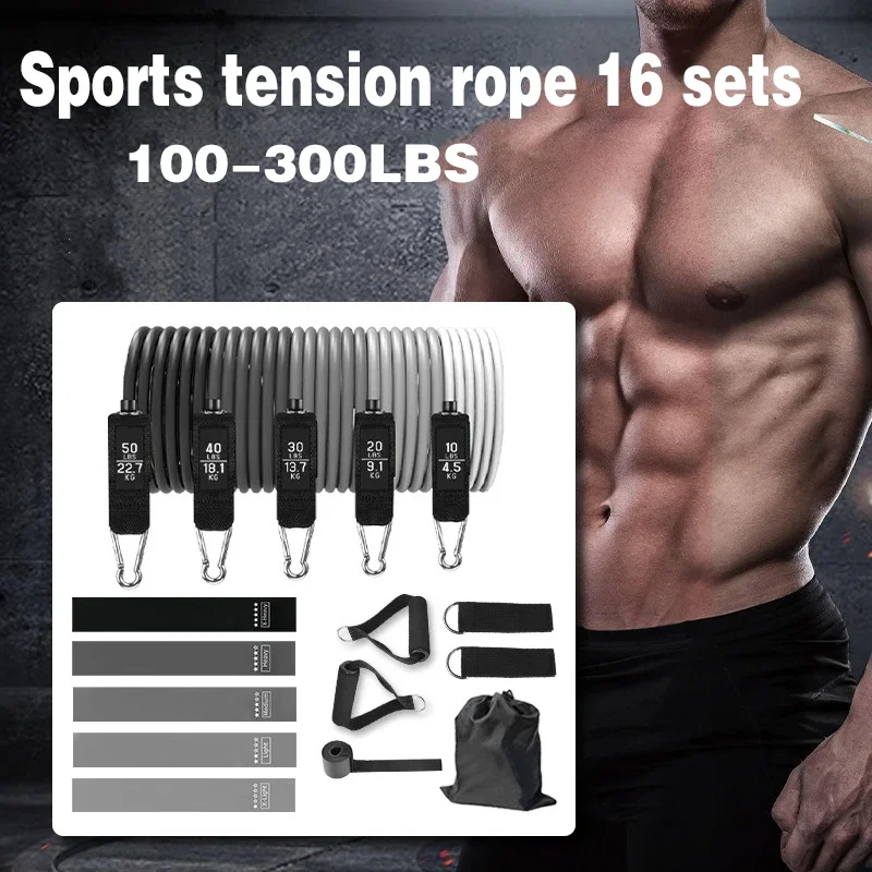 Workout Bar Fitness Resistance Bands Suit Pilates Yoga Pull Rope Exercise Training Expander Gym Equipment for Home Bodybuilding
Workout Bar Fitness Resistance Bands Suit Pilates Yoga Pull Rope Exercise Training Expander Gym Equipment for Home Bodybuilding