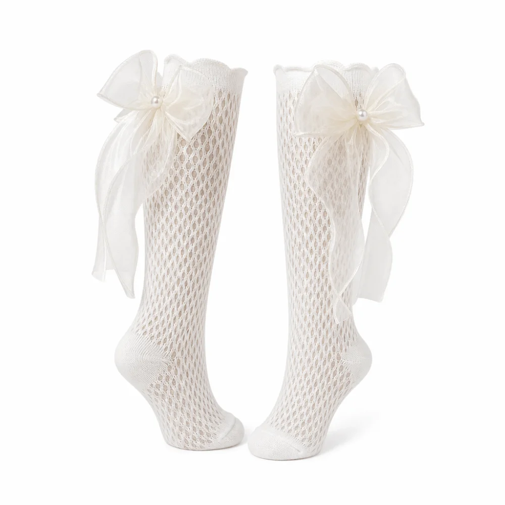 Cute Lace Trim Knee High Socks Ruffle Bowknot Princess Lolita Stockings Mesh Thin JK Fishnet Stockings Apparel
Cute Lace Trim Knee High Socks Ruffle Bowknot Princess Lolita Stockings Mesh Thin JK Fishnet Stockings Apparel