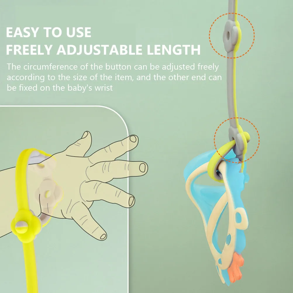 2Pcs Baby Bottle Safety Straps Lightweight Compact Prevents Dropping Keeps Clean Bottles Harness Straps Silicone Nipples Chains
2Pcs Baby Bottle Safety Straps Lightweight Compact Prevents Dropping Keeps Clean Bottles Harness Straps Silicone Nipples Chains