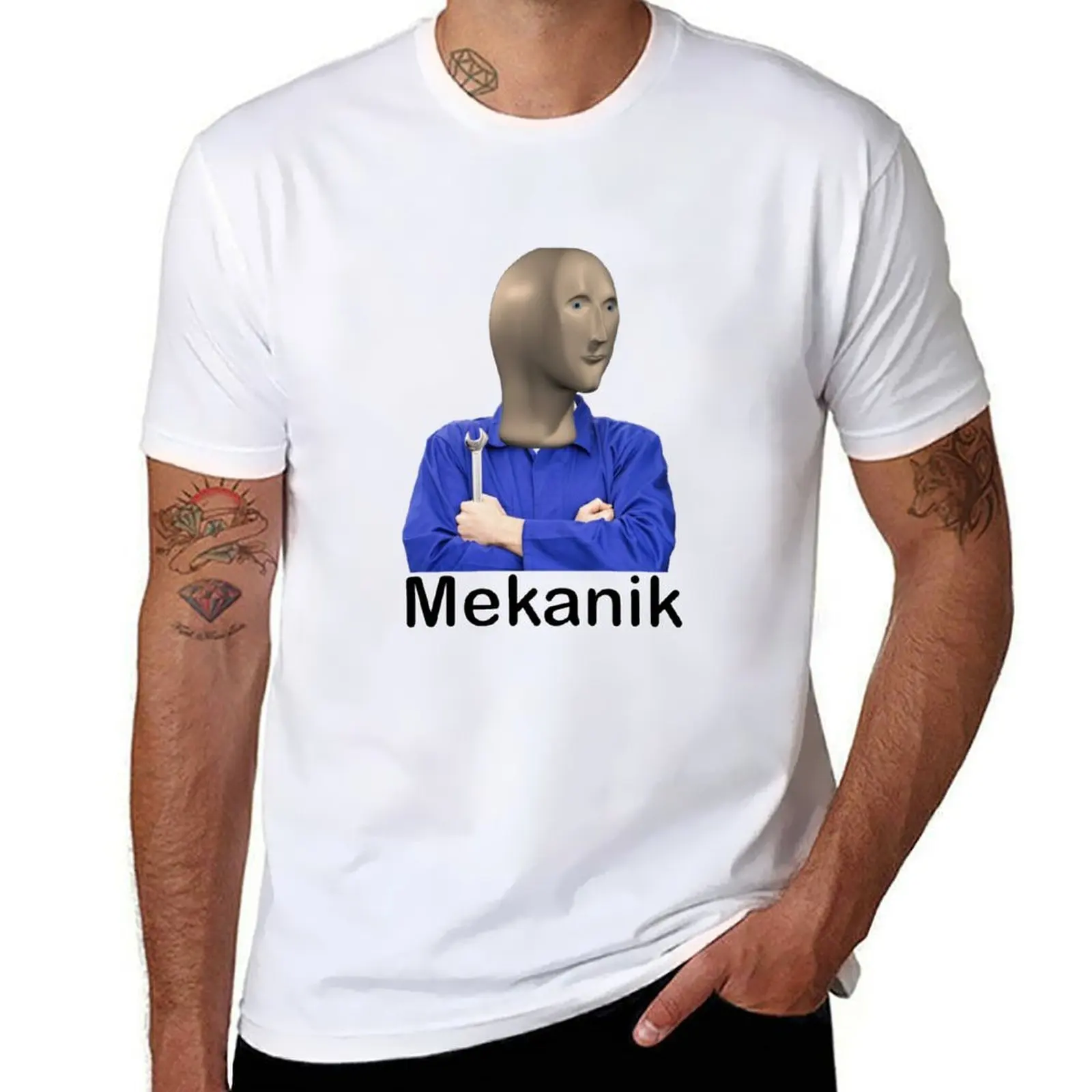 MEKANIK at your service T-Shirt t shirts designer t shirt men 100% cotton luxury brand T-Shirt 
MEKANIK at your service T-Shirt t shirts designer t shirt men 100% cotton luxury brand T-Shirt