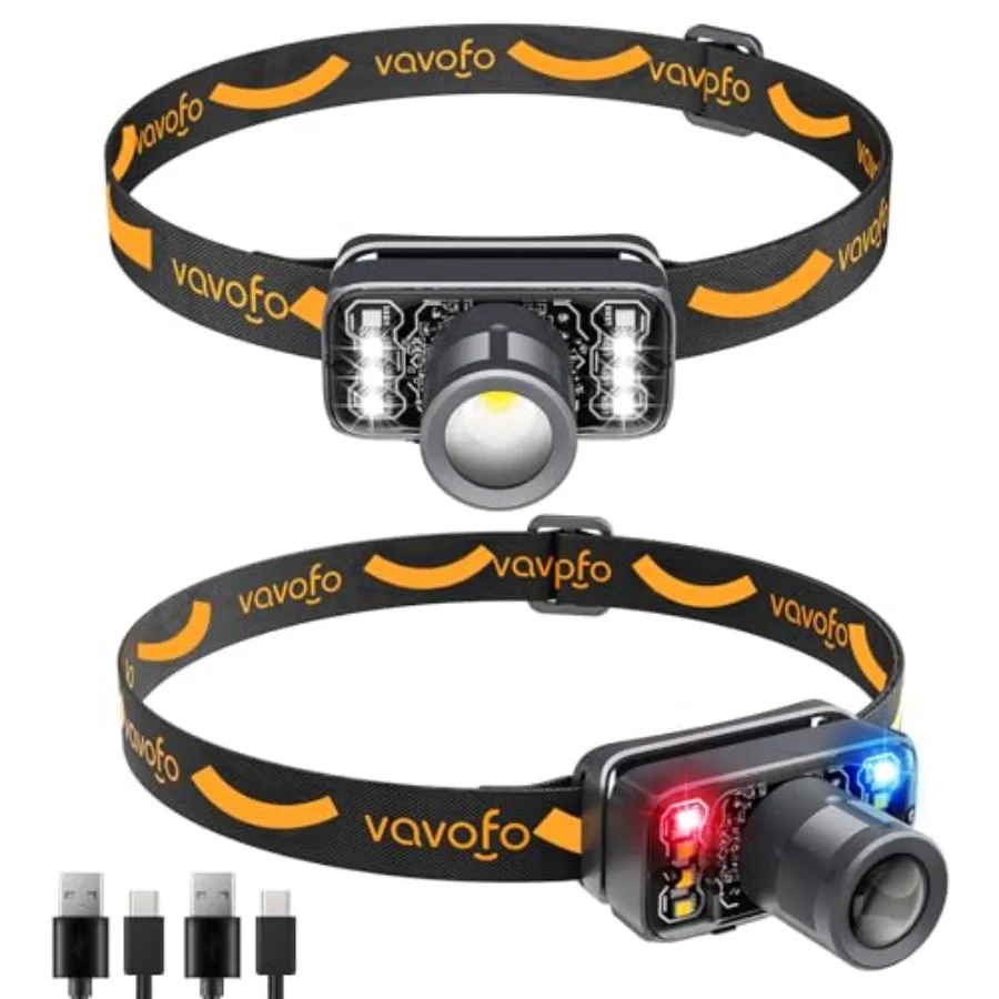 LED Headlamp Flashlight, 500 Lumen Rechargeable Waterproof Outdoor Headlight with Bright White +Red Light, Stepless Dimming, Li
LED Headlamp Flashlight, 500 Lumen Rechargeable Waterproof Outdoor Headlight with Bright White +Red Light, Stepless Dimming, Li