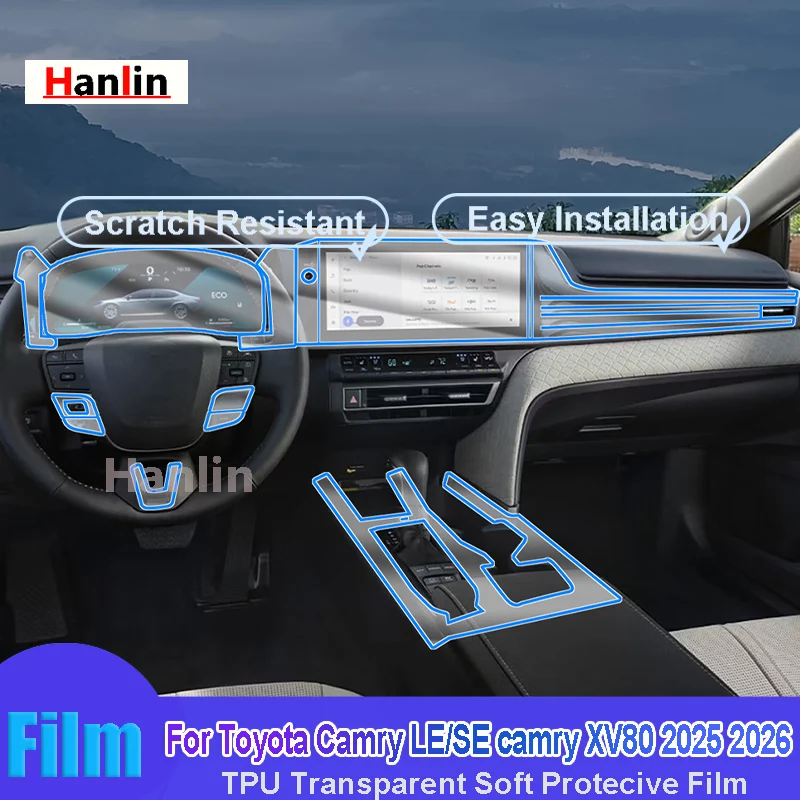 Для Toyota Camry LE/SE camry XV80 2025 2026, салон автомобиля, инструмент, центр, прозрачный ТПУ, защитная наклейка для ремонта царапин
Для Toyota Camry LE/SE camry XV80 2025 2026, салон автомобиля, инструмент, центр, прозрачный ТПУ, защитная наклейка для ремонта царапин