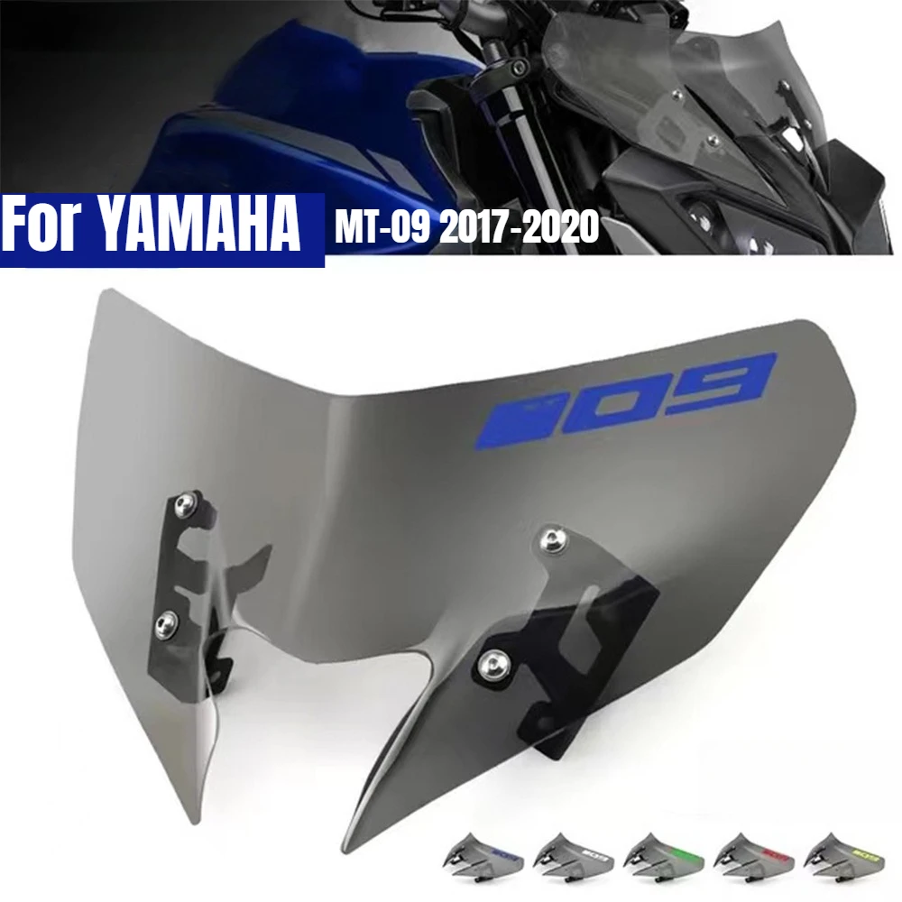 For YAMAHA MT-09 2017-2020 Windshield Pare-brise Motorcycle Wind Deflectors MT 09 MT09 2018 2019 Windscreen Accessories
For YAMAHA MT-09 2017-2020 Windshield Pare-brise Motorcycle Wind Deflectors MT 09 MT09 2018 2019 Windscreen Accessories