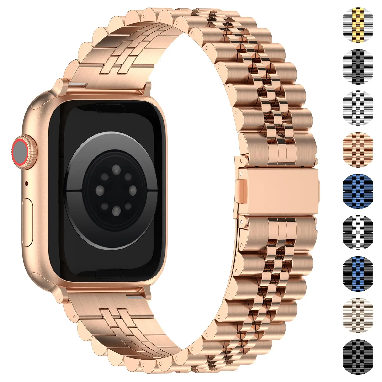 Steel Strap for Apple Watch Ultra 49mm 40mm 44mm Metal Replacement Band Compatible with Series 8 7 6 SE 5 4 IWatch 45mm 41mm
Steel Strap for Apple Watch Ultra 49mm 40mm 44mm Metal Replacement Band Compatible with Series 8 7 6 SE 5 4 IWatch 45mm 41mm