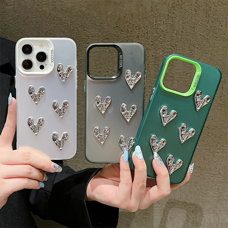 Glitter 3D Love Heart Mirror Phone Case For Xiaomi Redmi Note 13 12 11 10 Pro Plus 12S Redmi 12 13C Lens protect plating Cover
Glitter 3D Love Heart Mirror Phone Case For Xiaomi Redmi Note 13 12 11 10 Pro Plus 12S Redmi 12 13C Lens protect plating Cover