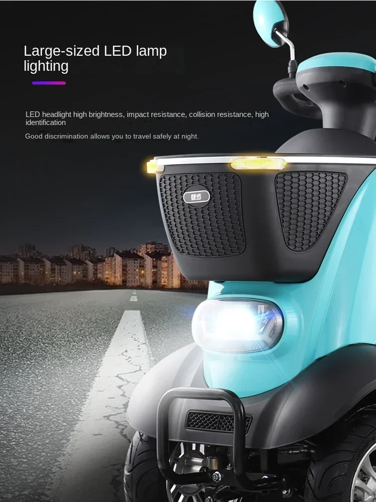 ssL178 23 XK Walking Elderly Four-Wheel Electric Scooter Double Leisure Disabled Battery Car 
ssL178 23 XK Walking Elderly Four-Wheel Electric Scooter Double Leisure Disabled Battery Car