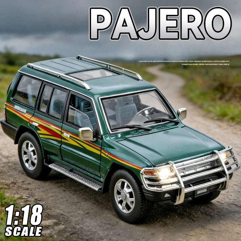 1/18 Mitsubishi Pajero Alloy Car Model Off-Road SUV Diecast Metal Simulation With Sound & Light Pull Back Collection Toy
1/18 Mitsubishi Pajero Alloy Car Model Off-Road SUV Diecast Metal Simulation With Sound & Light Pull Back Collection Toy