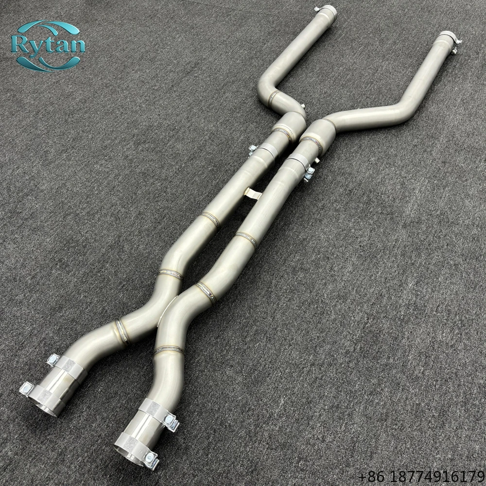 Выхлопная система Valvetronic из высококачественной нержавеющей стали с клапаном, средняя труба для M5 F90 4.4T с OPF
Выхлопная система Valvetronic из высококачественной нержавеющей стали с клапаном, средняя труба для M5 F90 4.4T с OPF