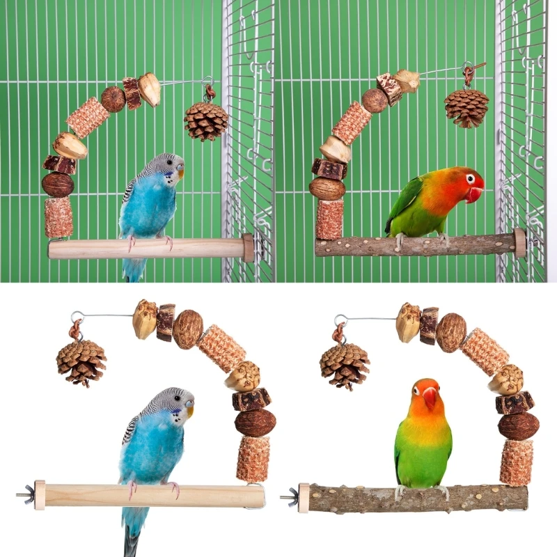 Bird Perch Stand for African Greys and Parrots Promotes Health Beaks and Grinding Exercise Stand Cage Toy D2RD
Bird Perch Stand for African Greys and Parrots Promotes Health Beaks and Grinding Exercise Stand Cage Toy D2RD
