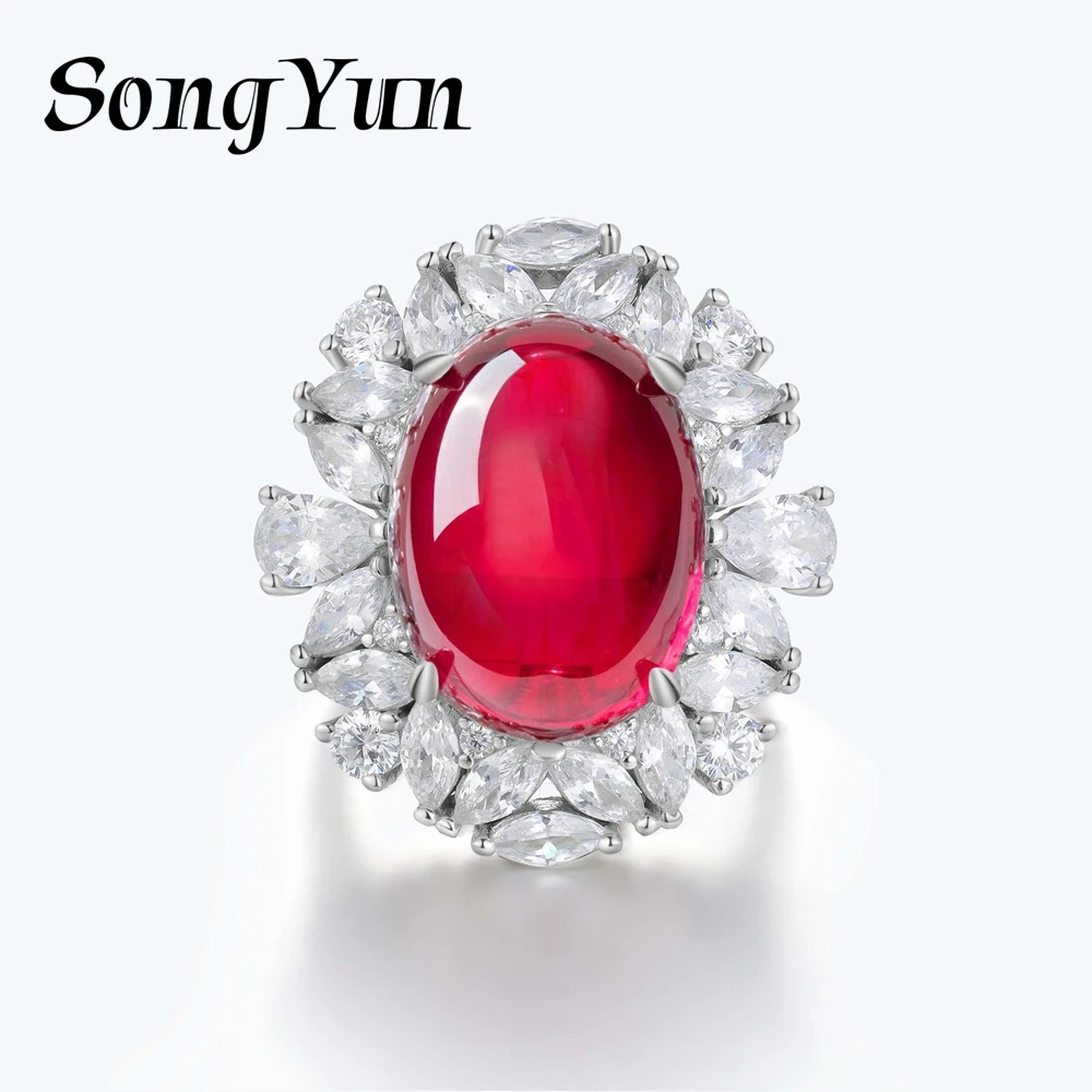 SONGYUN Brand Jewelry 925 Sterling Silver Ring Lab Grown Emerald Heart Engagement Ring for Women 18K Gold Plated Engagement Ring
SONGYUN Brand Jewelry 925 Sterling Silver Ring Lab Grown Emerald Heart Engagement Ring for Women 18K Gold Plated Engagement Ring