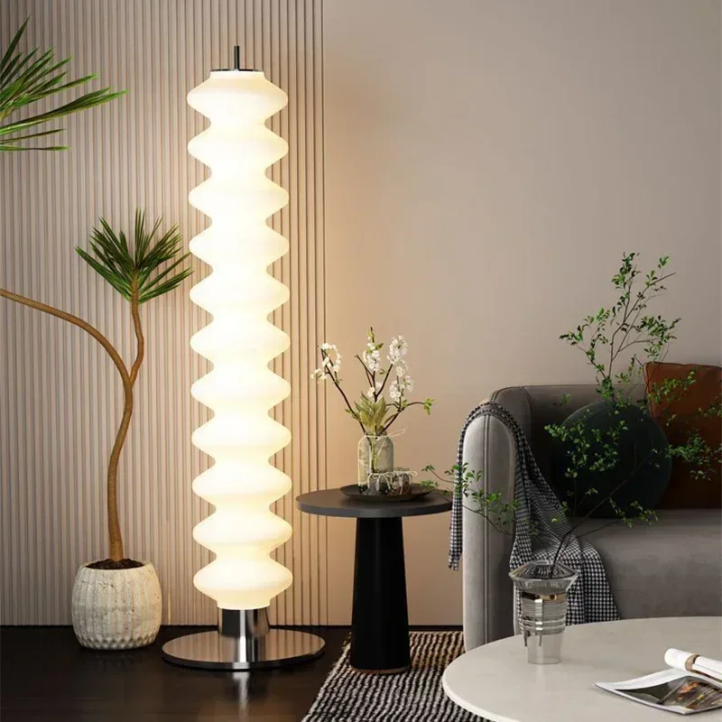 Modern LED Sugar Gourd Floor Lamp Living Room Bedroom Cream Style Decoration Ambience Light Acrylic Material Vertical Floor Lamp
Modern LED Sugar Gourd Floor Lamp Living Room Bedroom Cream Style Decoration Ambience Light Acrylic Material Vertical Floor Lamp