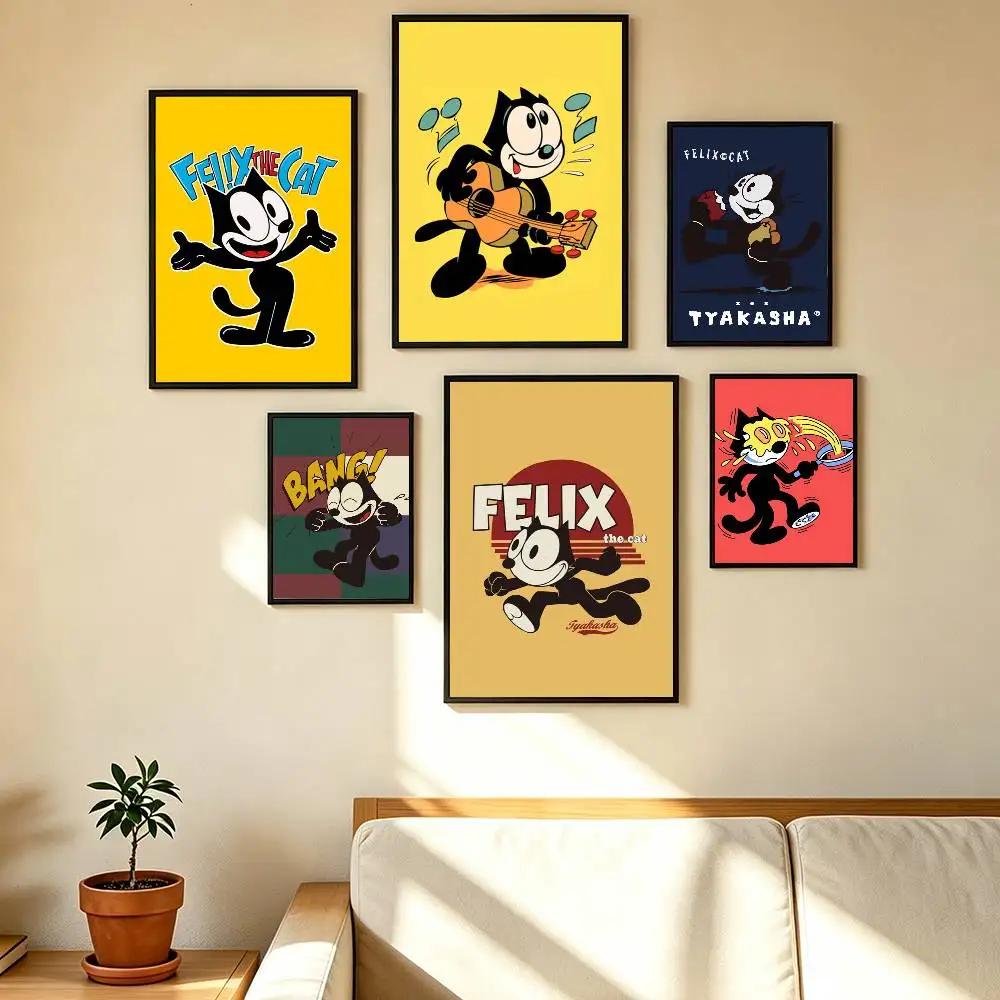 Cartoon F-Felix the C-Cat-S Poster High Quality Dorm Living Room Aesthetic Wall Decoration Painting Stickers Gift
Cartoon F-Felix the C-Cat-S Poster High Quality Dorm Living Room Aesthetic Wall Decoration Painting Stickers Gift