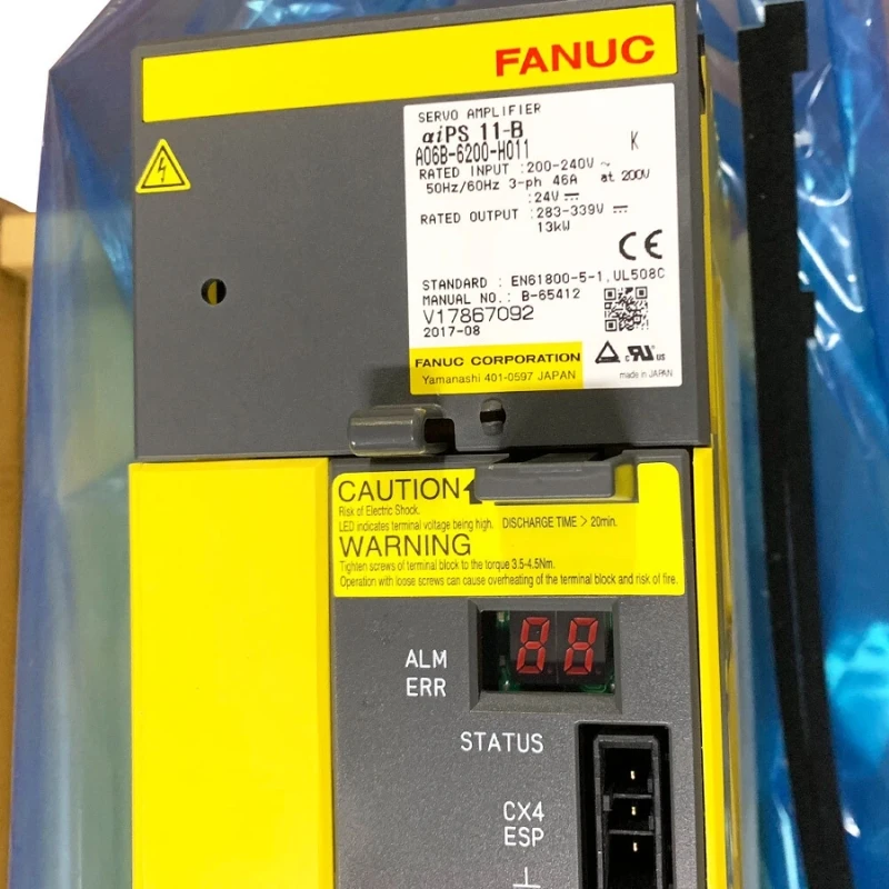 Сервоусилитель Fanuc A06B-6200-H011, проверен, исправен, в наличии.
Сервоусилитель Fanuc A06B-6200-H011, проверен, исправен, в наличии.