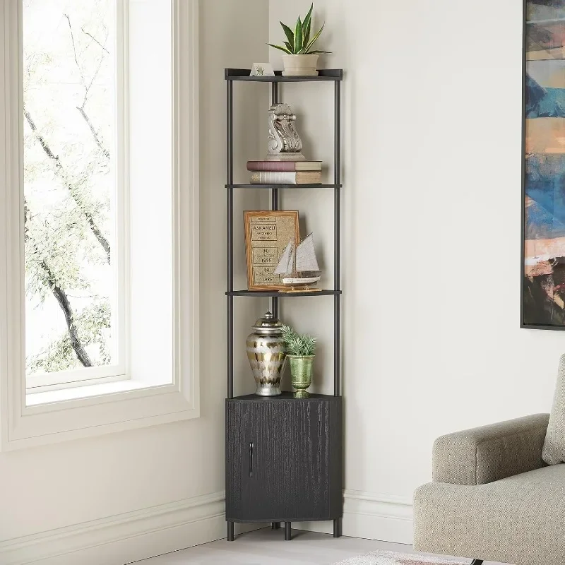 SUNMORY Corner Cabinet, Corner Shelf with Storage, Display Shelf Shelves for Living Room Decor, Wall Bookshelf 
SUNMORY Corner Cabinet, Corner Shelf with Storage, Display Shelf Shelves for Living Room Decor, Wall Bookshelf