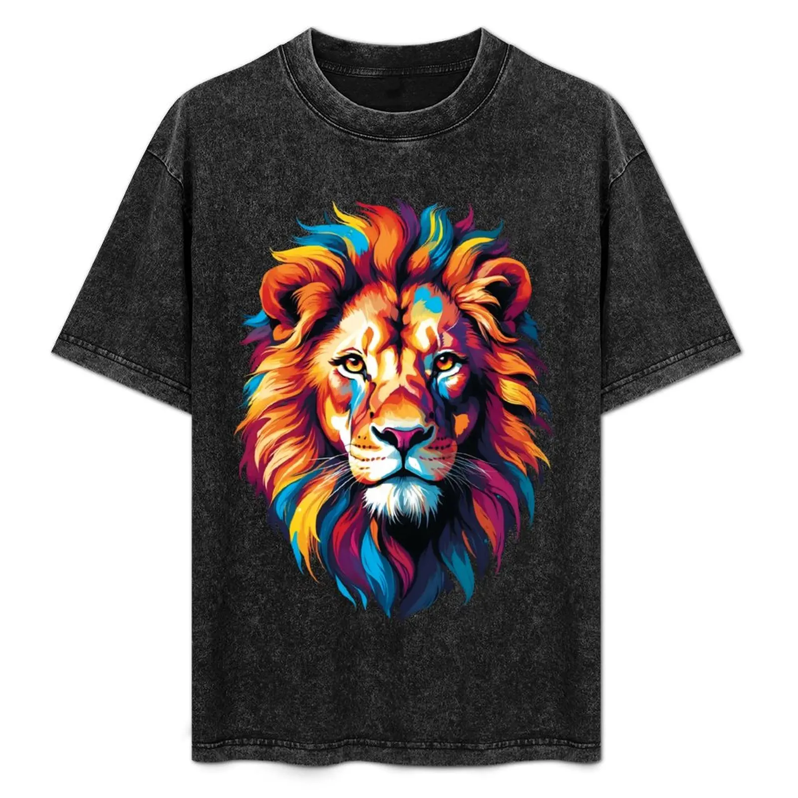 Colorful Lion Face T-Shirt Running Gym Short Sleeve Sports Tee
Colorful Lion Face T-Shirt Running Gym Short Sleeve Sports Tee