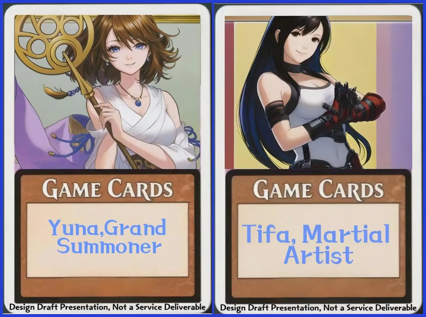 Selling Foil Cards Yuna foil Buster Sword Yuna, Hope of Spira best quailty proxy game cards
Selling Foil Cards Yuna foil Buster Sword Yuna, Hope of Spira best quailty proxy game cards