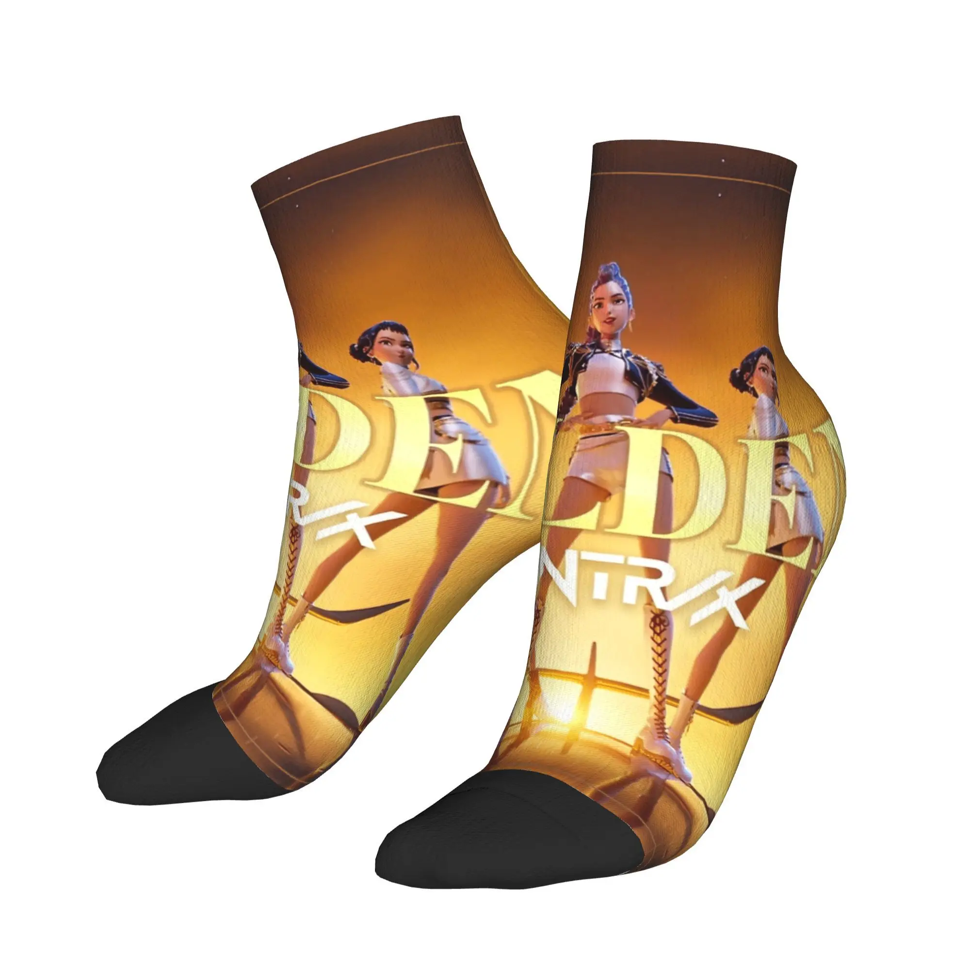 Женские и мужские носки Huntrix Golden Kpop Demon Hunters, элегантные удобные мягкие носки до щиколотки, летний дизайн, спортивные противоскользящие носки на открытом воздухе
Женские и мужские носки Huntrix Golden Kpop Demon Hunters, элегантные удобные мягкие носки до щиколотки, летний дизайн, спортивные противоскользящие носки на открытом воздухе