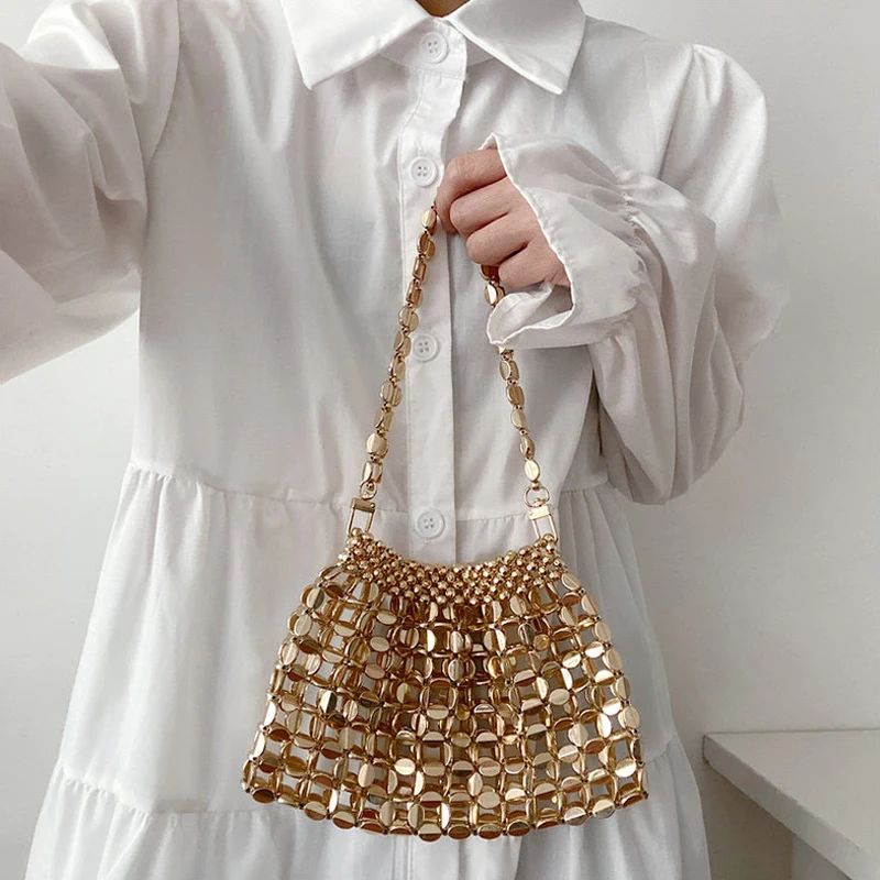 Shoulder Bag Women Luxury Designer Handbags And Wallets 2023 New Spring Metal Hollow Sequins Design Fashion Casual Phone Bag Y2K
Shoulder Bag Women Luxury Designer Handbags And Wallets 2023 New Spring Metal Hollow Sequins Design Fashion Casual Phone Bag Y2K