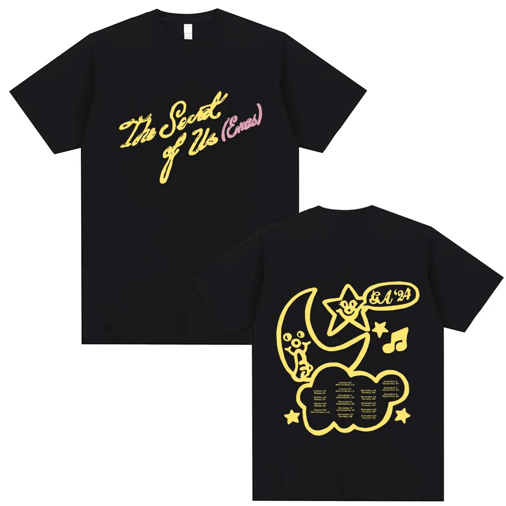 Fashion Gracie Abrams The Secret of Us Tour T Shirts Men Women Fashion Oversized Streetwear Unisex Vintage Soft Cotton T-shirt
Fashion Gracie Abrams The Secret of Us Tour T Shirts Men Women Fashion Oversized Streetwear Unisex Vintage Soft Cotton T-shirt