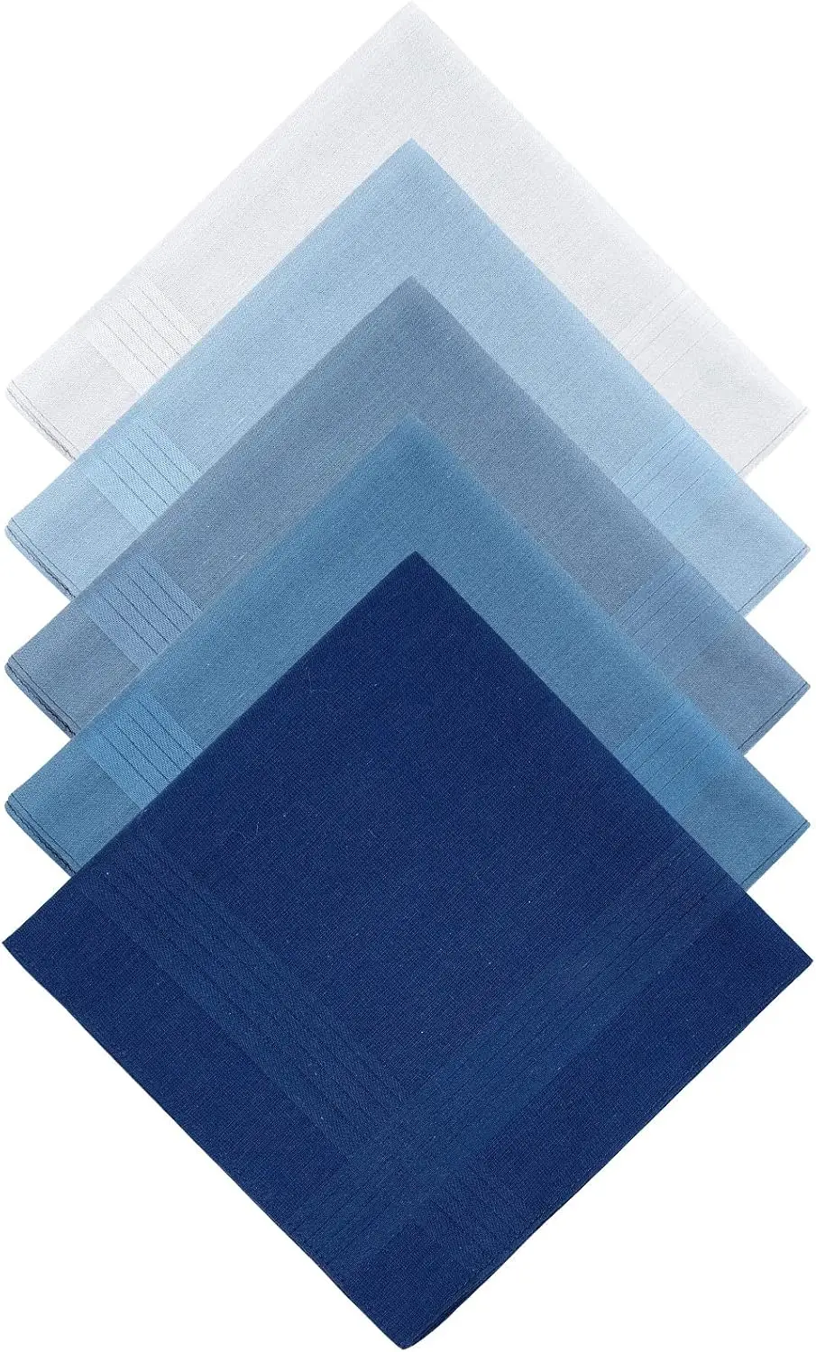 100% Pure Cotton Handkerchiefs, Assorted 5 Colors, Soft & Absorbent
100% Pure Cotton Handkerchiefs, Assorted 5 Colors, Soft & Absorbent