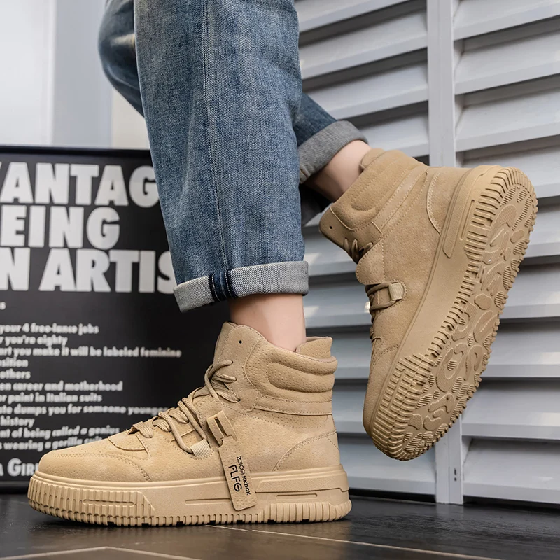 New Autumn/Winter Men's Casual Sneakers Thick Sole Height Increasing Men's Shoes High Top Sports Shoes Men's Sneakers Large Size
New Autumn/Winter Men's Casual Sneakers Thick Sole Height Increasing Men's Shoes High Top Sports Shoes Men's Sneakers Large Size