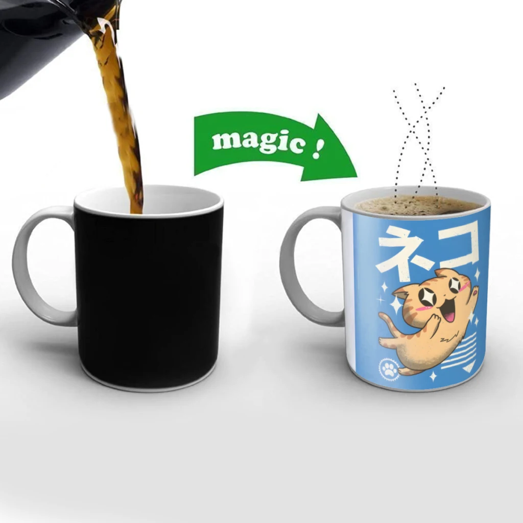 Kawaii Feline Creativity Change Color Chang mug Ceramic mug Hot Coffee Cup Breakfast Cup Mug Friend Gift
Kawaii Feline Creativity Change Color Chang mug Ceramic mug Hot Coffee Cup Breakfast Cup Mug Friend Gift