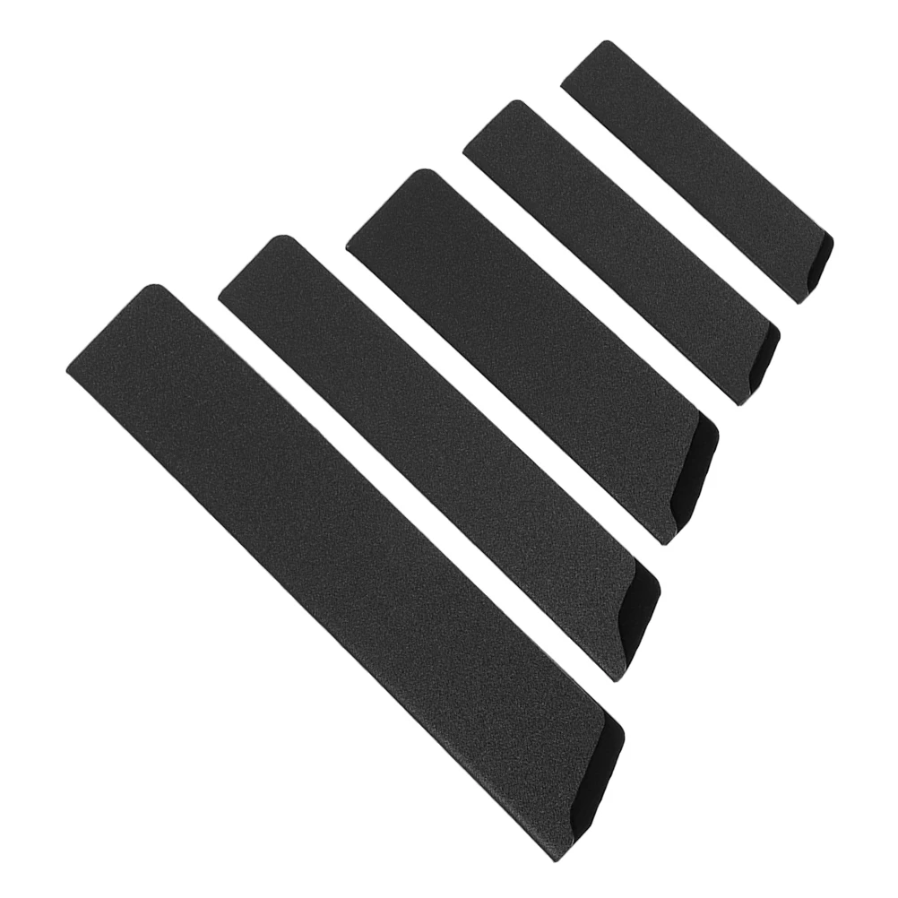 5pcs Knife Sheath Set Universal Waterproof Covers Flocking Lining Protection Chef Camping 13.5x2.3cm 15.6x4.3cm
5pcs Knife Sheath Set Universal Waterproof Covers Flocking Lining Protection Chef Camping 13.5x2.3cm 15.6x4.3cm