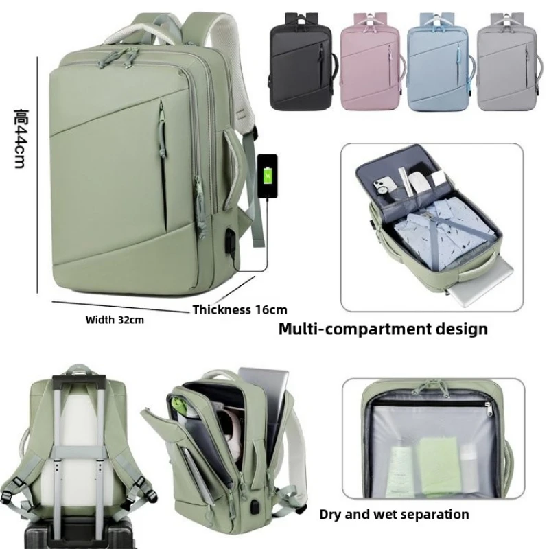 Multifunctional Women's Business Backpack Large Capacity 15.6" Laptop Bagpack Waterproof Men's Working Bag Travel Working
Multifunctional Women's Business Backpack Large Capacity 15.6" Laptop Bagpack Waterproof Men's Working Bag Travel Working