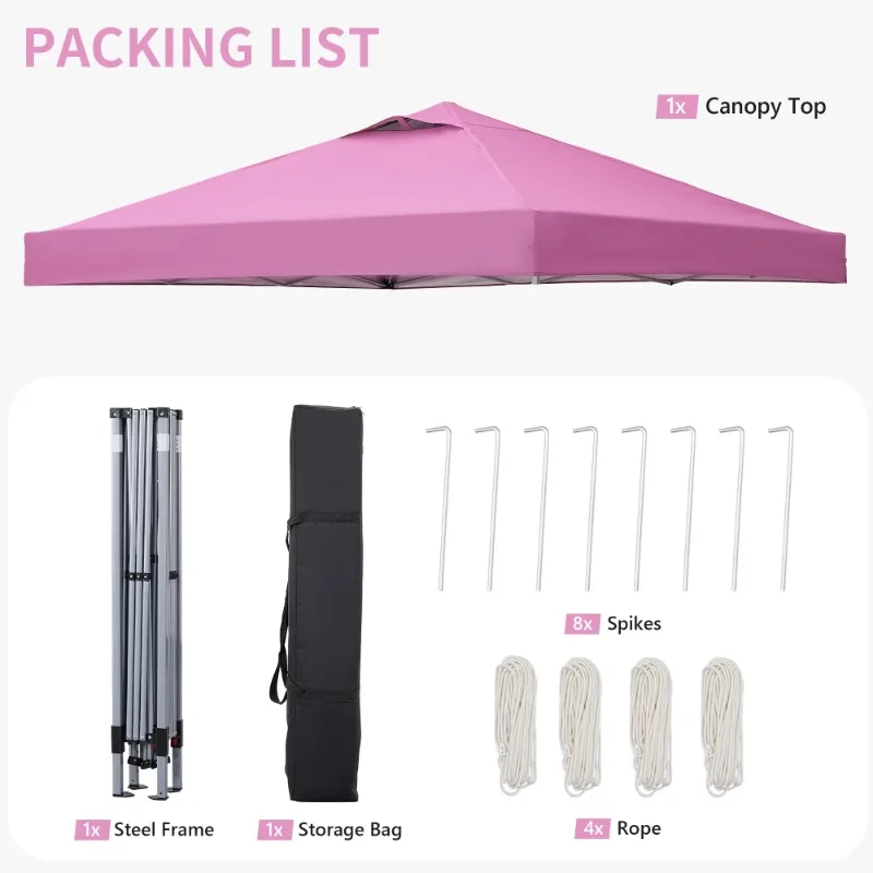 Ainfox 10 x 10 ft Pop up Canopy Tent,Instant Outdoor Canopies,Shade Tents with Carrying Bag
Ainfox 10 x 10 ft Pop up Canopy Tent,Instant Outdoor Canopies,Shade Tents with Carrying Bag