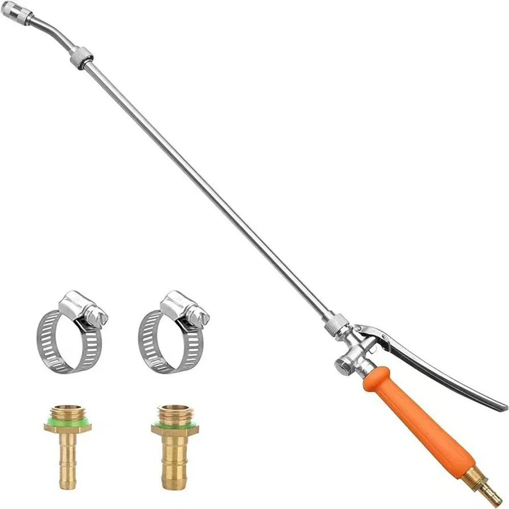 Household 29 Inch Stainless Steel Watering Wand Sprayer with Copper Nozzle Sprayer Rod for Garden Watering Plants Cleaning Car
Household 29 Inch Stainless Steel Watering Wand Sprayer with Copper Nozzle Sprayer Rod for Garden Watering Plants Cleaning Car