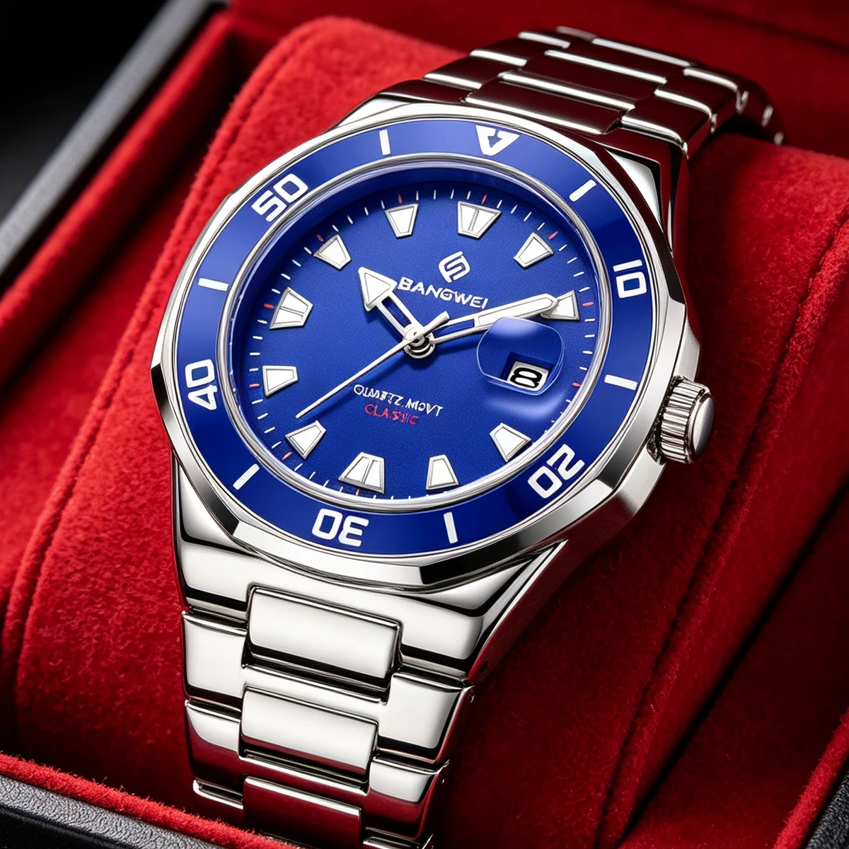 BANGWEI Military Business Men Clock Date Week Waterproof Luminous Quartz Man Wristwatch Stainless Steel Men's Watches Reloj
BANGWEI Military Business Men Clock Date Week Waterproof Luminous Quartz Man Wristwatch Stainless Steel Men's Watches Reloj
