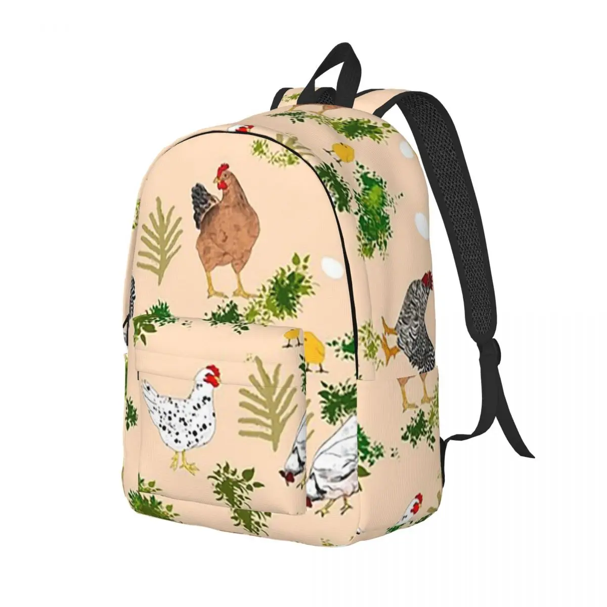 Chicken,hen ,chicks Pattern Backpack Daypack Large Capacity Children BookBag School Bag Shoulder Bags for Men Women
Chicken,hen ,chicks Pattern Backpack Daypack Large Capacity Children BookBag School Bag Shoulder Bags for Men Women