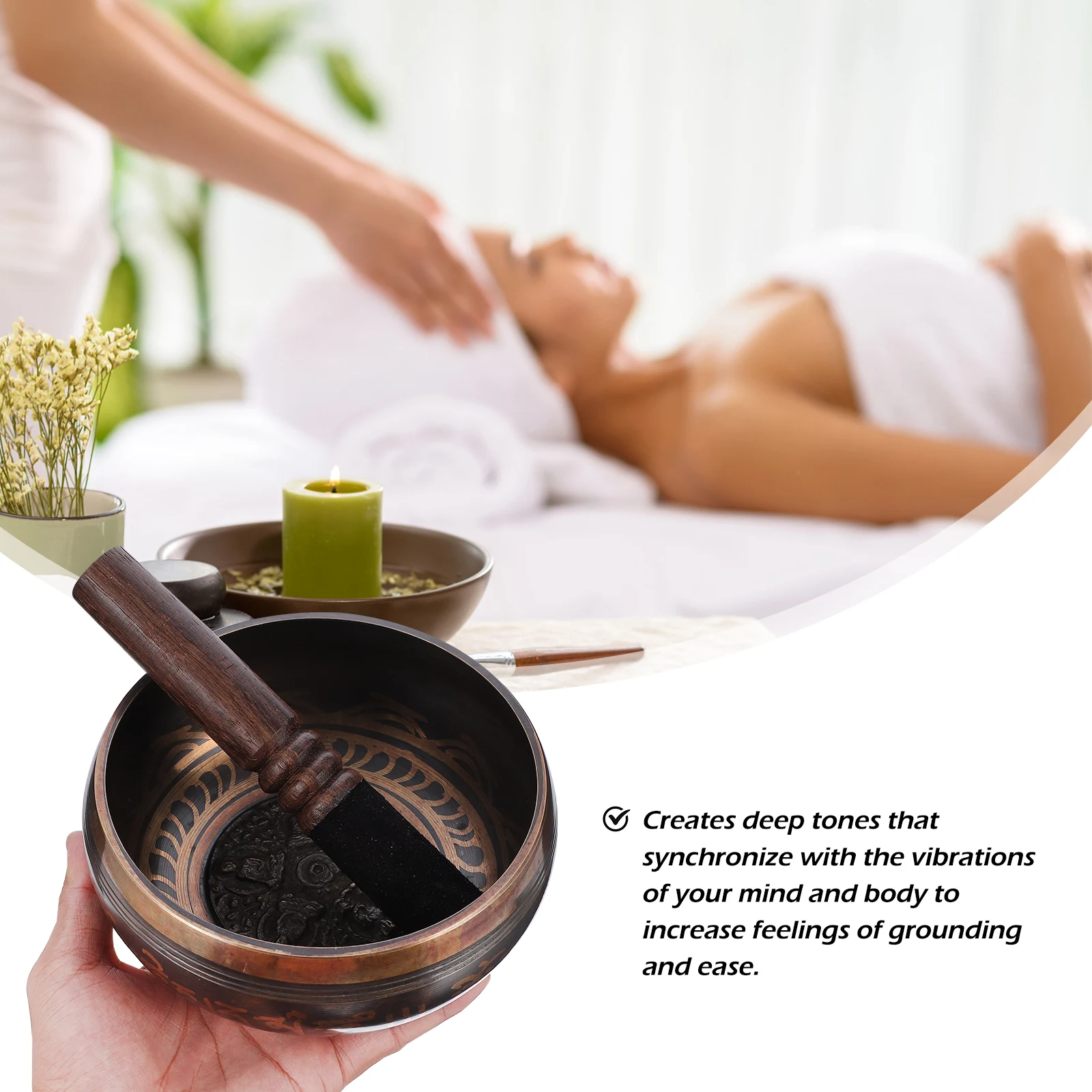 Copper Wood Meditation Bowl Set Healing Singing Bowls Lightweight Portable Yoga Accessories Deep Tone Vibration Spiritual Gifts
Copper Wood Meditation Bowl Set Healing Singing Bowls Lightweight Portable Yoga Accessories Deep Tone Vibration Spiritual Gifts
