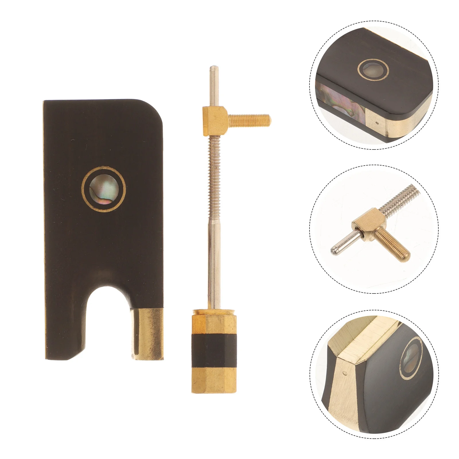 Violin Bow Professional Part Practical Frog Maweiku Supplies With Screw Metal Accessories Tools Student
Violin Bow Professional Part Practical Frog Maweiku Supplies With Screw Metal Accessories Tools Student