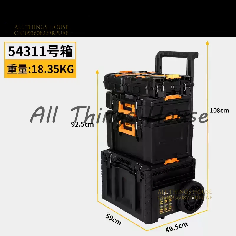 Folding Toolbox Storage Box Multifunctional Hardware Stacking Combined Trolley Case Tool Box Empty Box
Folding Toolbox Storage Box Multifunctional Hardware Stacking Combined Trolley Case Tool Box Empty Box