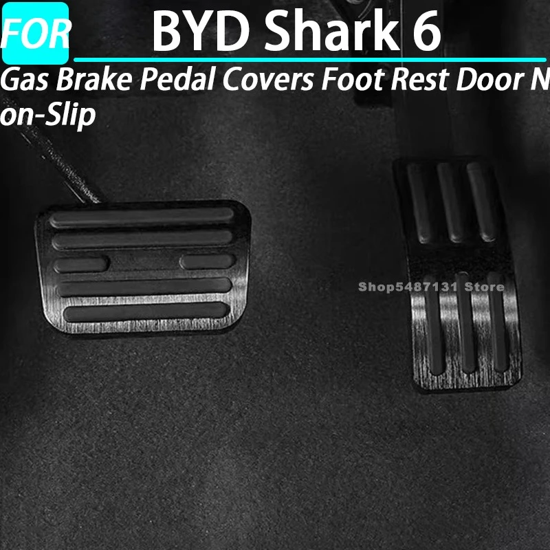 Автомобильные чехлы на педали газа, подставка для ног, дверь, нескользящая для BYD Shark 6, аксессуары для интерьера 2024 2025 
Автомобильные чехлы на педали газа, подставка для ног, дверь, нескользящая для BYD Shark 6, аксессуары для интерьера 2024 2025
