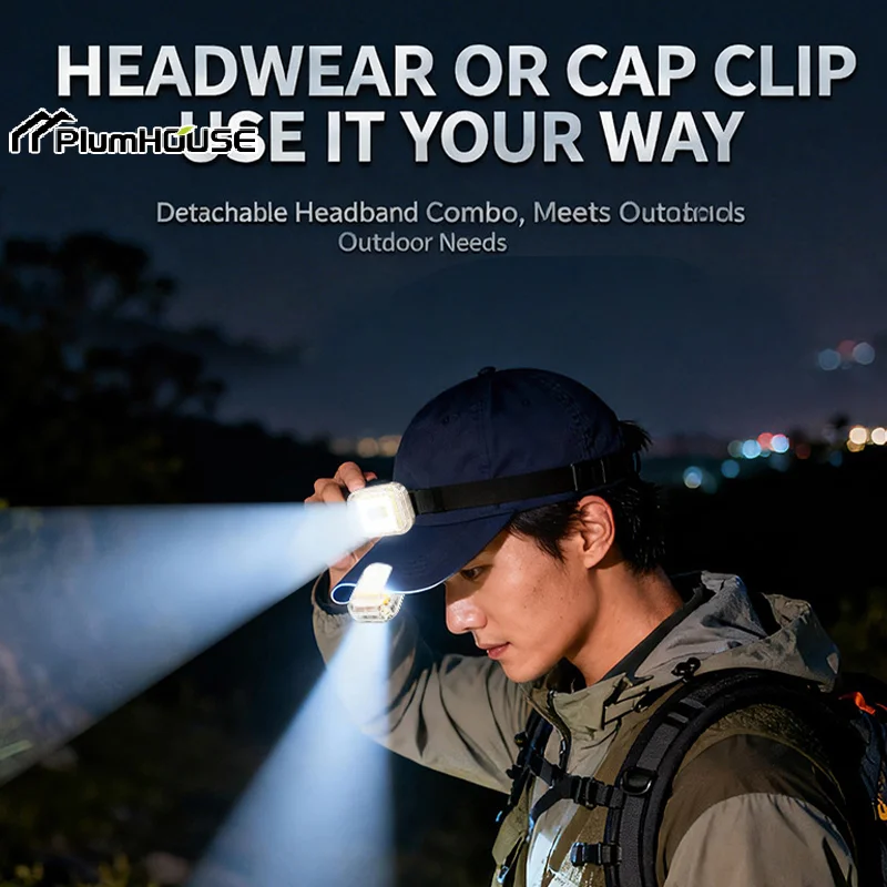Mini Headlamp Running Light Outdoor Night Running Rechargeable Portable Clothes Clip Light Headband Flashlight
Mini Headlamp Running Light Outdoor Night Running Rechargeable Portable Clothes Clip Light Headband Flashlight