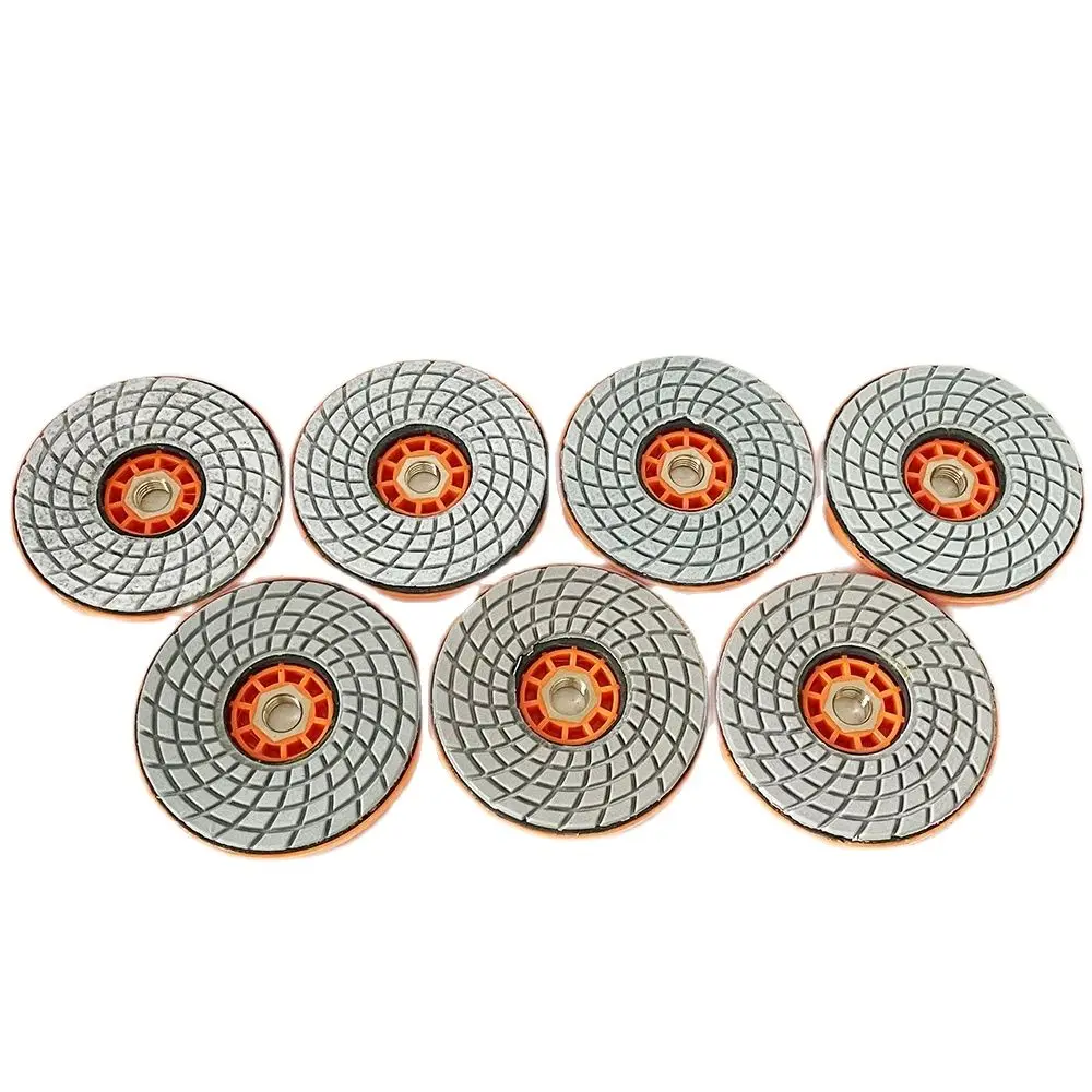 7Pcs 4 Inch 100mm M14 Snail Lock Diamond Wet Polishing Pad For Grinding Marble Granite Stone Abrasive Tools For Quartzs Stone
7Pcs 4 Inch 100mm M14 Snail Lock Diamond Wet Polishing Pad For Grinding Marble Granite Stone Abrasive Tools For Quartzs Stone