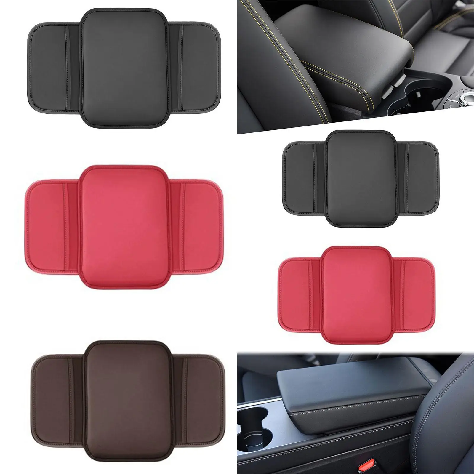 Car Center Console Cover with Storage Bag Protector Easy Installation Comfortable PU Leather Arm Rest Cushion for Truck SUV
Car Center Console Cover with Storage Bag Protector Easy Installation Comfortable PU Leather Arm Rest Cushion for Truck SUV