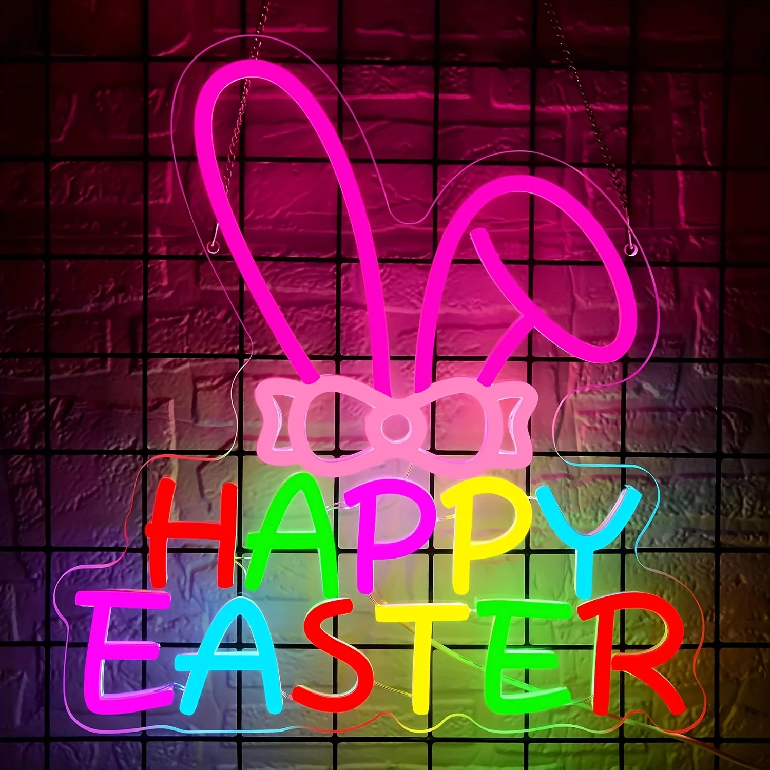 Easter Neon Sign Happy Easter Bunny LED Light Sign Wall Decor for Bedroom Home Man Cave Party Bar Festive Gift for Family
Easter Neon Sign Happy Easter Bunny LED Light Sign Wall Decor for Bedroom Home Man Cave Party Bar Festive Gift for Family