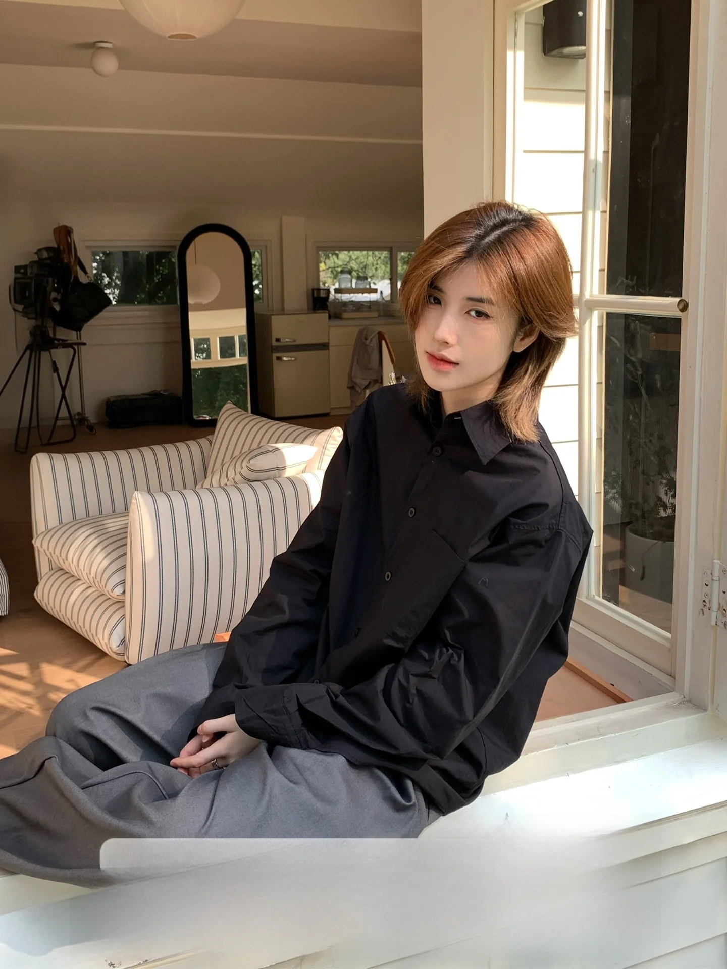 Neutral Sle Long Sve Pure Color irt Collared Cotton Blend Casual Wearable for Couples Comfortable Fit Sun Protection
Neutral Sle Long Sve Pure Color irt Collared Cotton Blend Casual Wearable for Couples Comfortable Fit Sun Protection