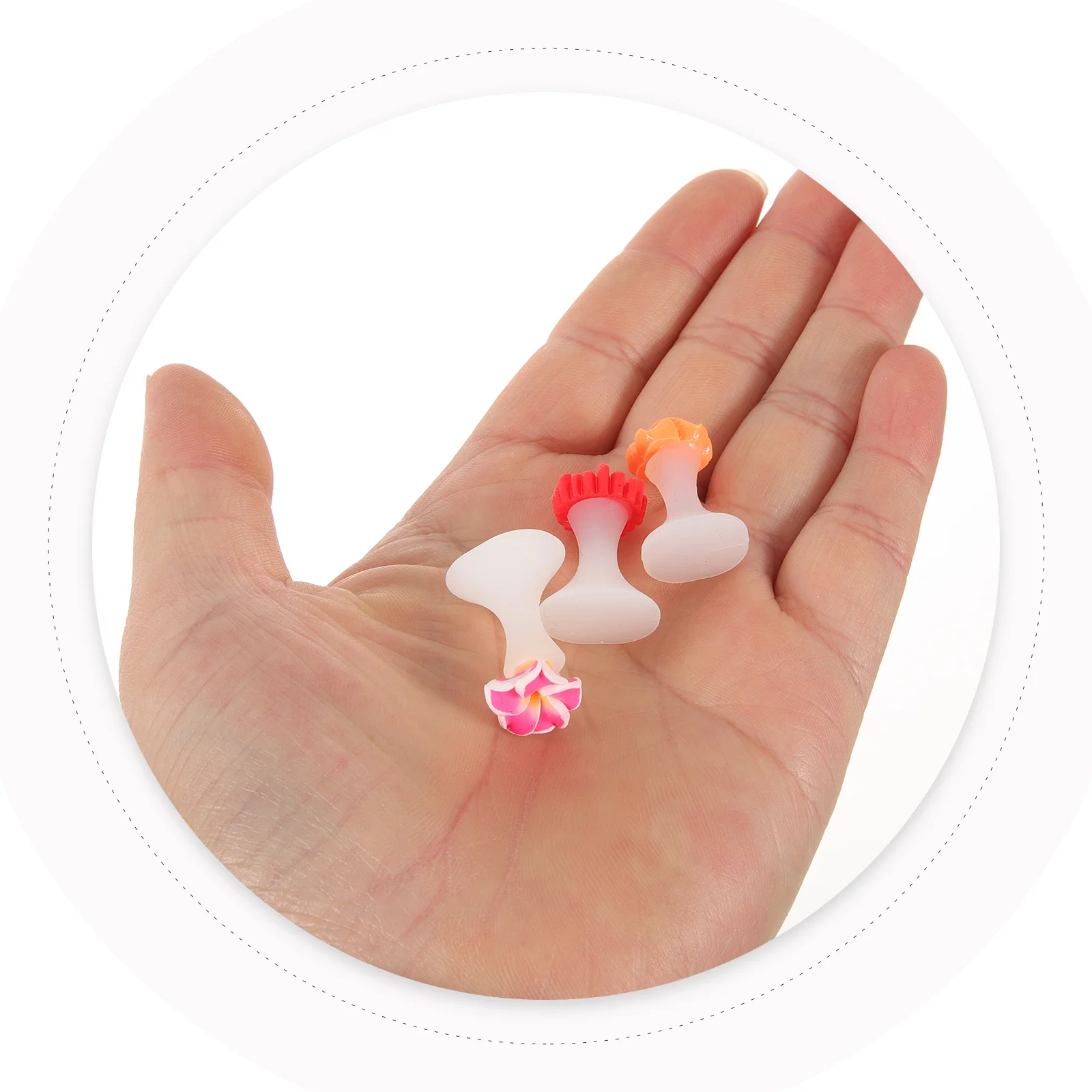 24Pcs Pedicure Toe Separators Silicone Reusable Soft Flower Toe Dividers for Nail Polish Nail Supplies Toes Separators for Women
24Pcs Pedicure Toe Separators Silicone Reusable Soft Flower Toe Dividers for Nail Polish Nail Supplies Toes Separators for Women